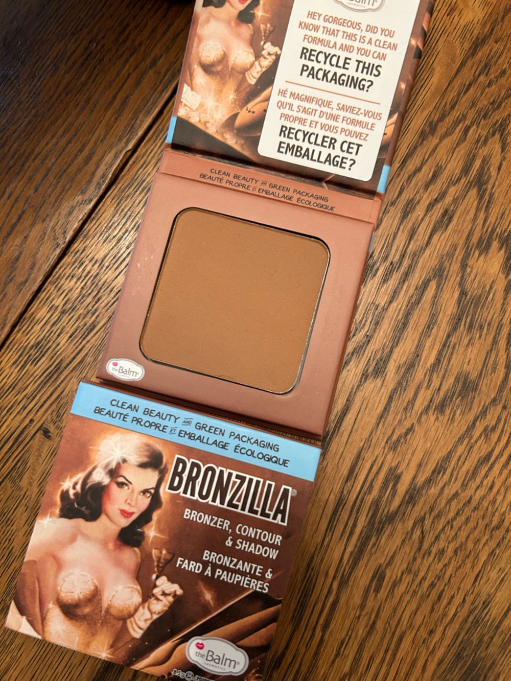 theBalm Bronzilla Bronzer - Warm Brown Shade, Full coverage. Face Shaping makeup